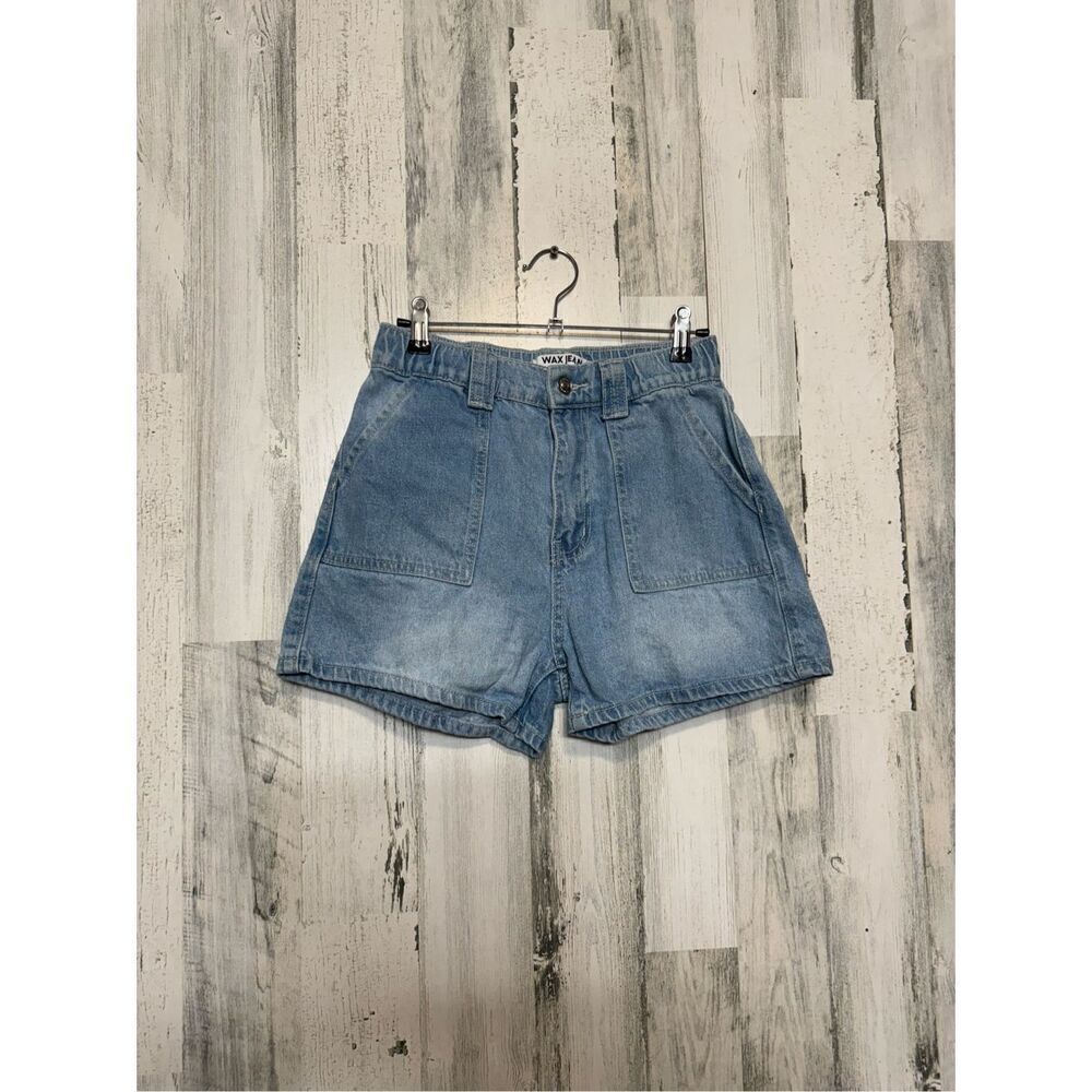 Wax blue Jean shorts